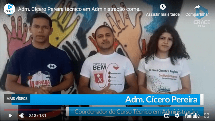 Em Pereiro - CE Professor e alunos comentam sobre a importância do CRACE Itinerante