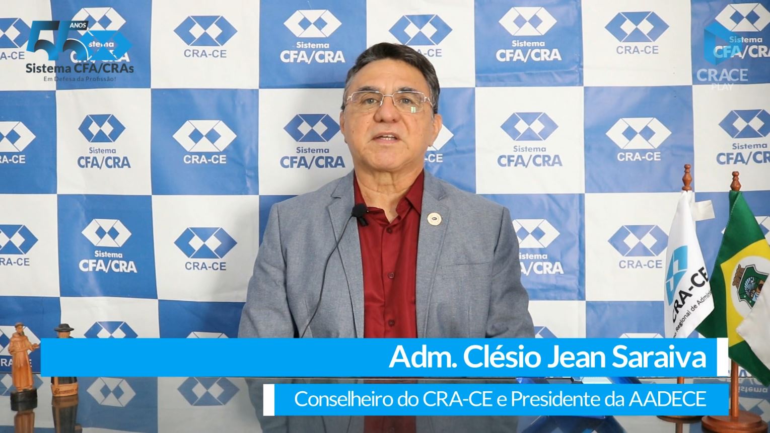 Conselheiro do CRA-CE Adm. Clésio Jean Saraiva comenta sobre a importância do Conselho e da Profissão para os Administradores