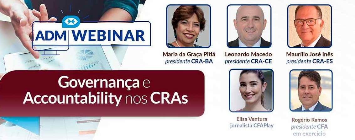 Adm. Leonardo Macedo participa do webinar Governança e Accountability na segunda, 29