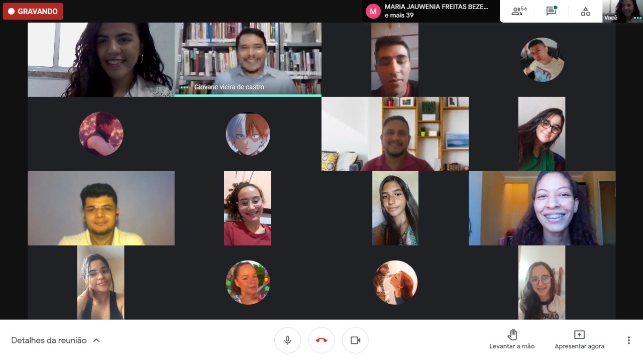 Coordenador do CRA Jovem realiza palestra online para estudantes do técnico de gestão
