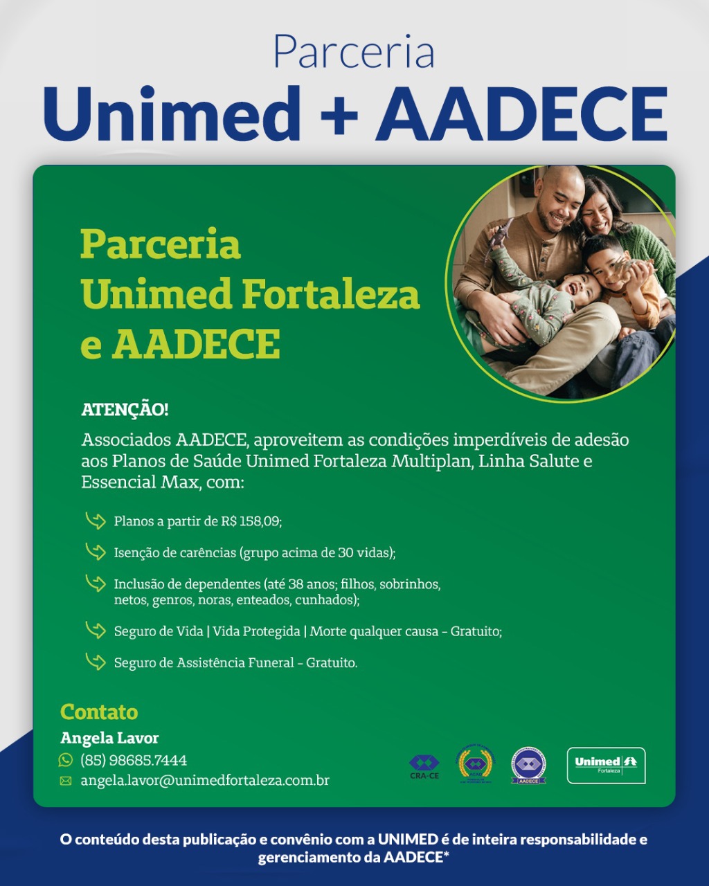 Aadece firma parceria com tradicional plano de saúde para administradores