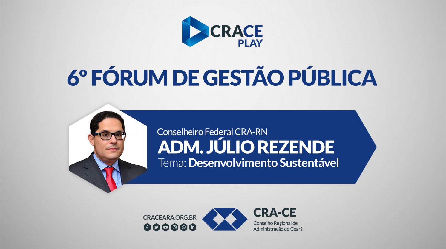 Desenvolvimento Sustentável, por Adm. Júlio Rezende no 6º Fórum de Gestão Pública