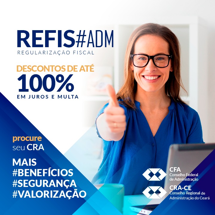 REFIS do CRA-CE: desconto de 100% em multas e juros
