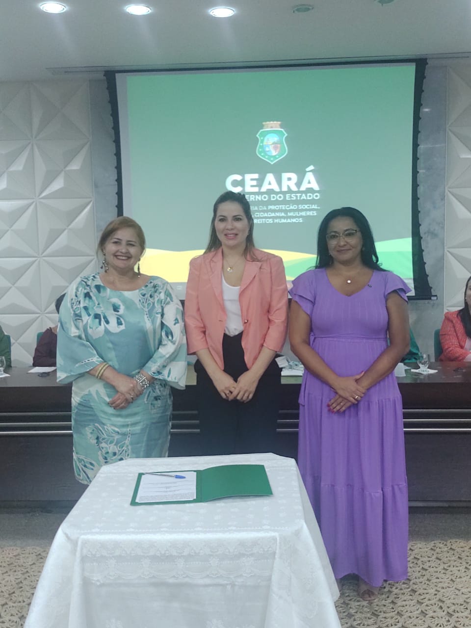 Administradora Janaína Fernandes toma posse como presidente do Conselho Cearense dos Direitos da Mulher