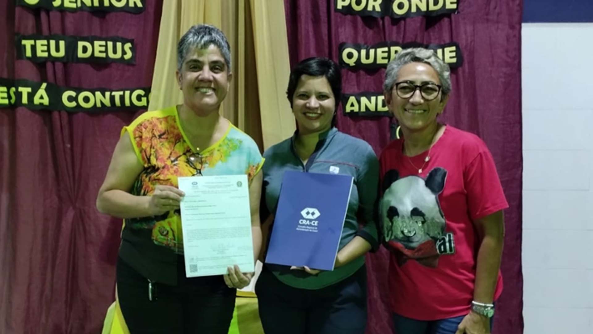 Parceria entre o CRA-CE e a Gestão Administrativa do Horto do Padre Cícero