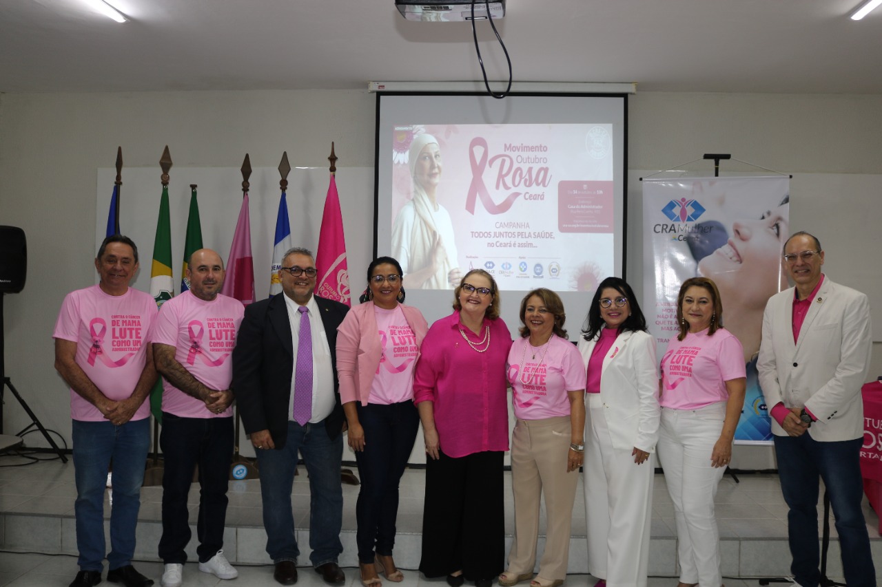 Com apoio do CRA-CE, Movimento Outubro Rosa lança campanha em prol da saúde