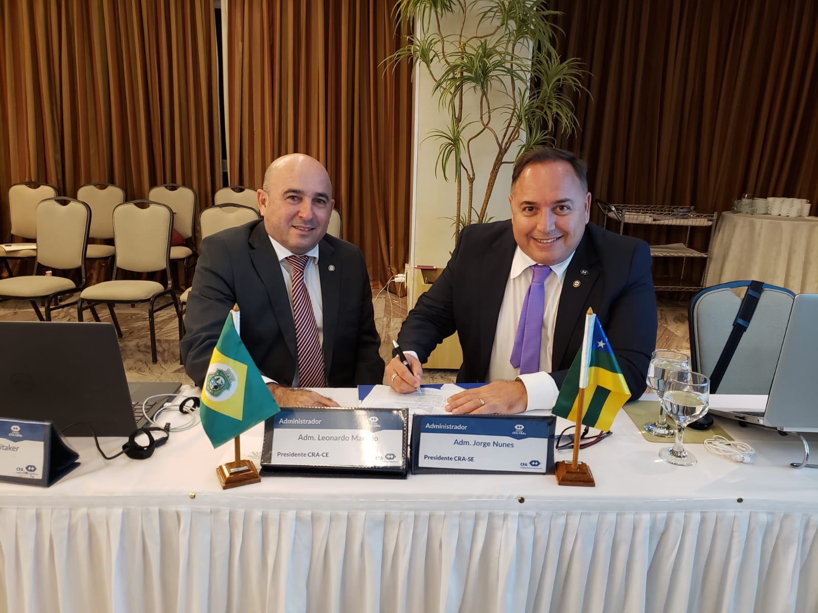 CRA-CE renova termo de Cooperação Técnica com CRA-SE