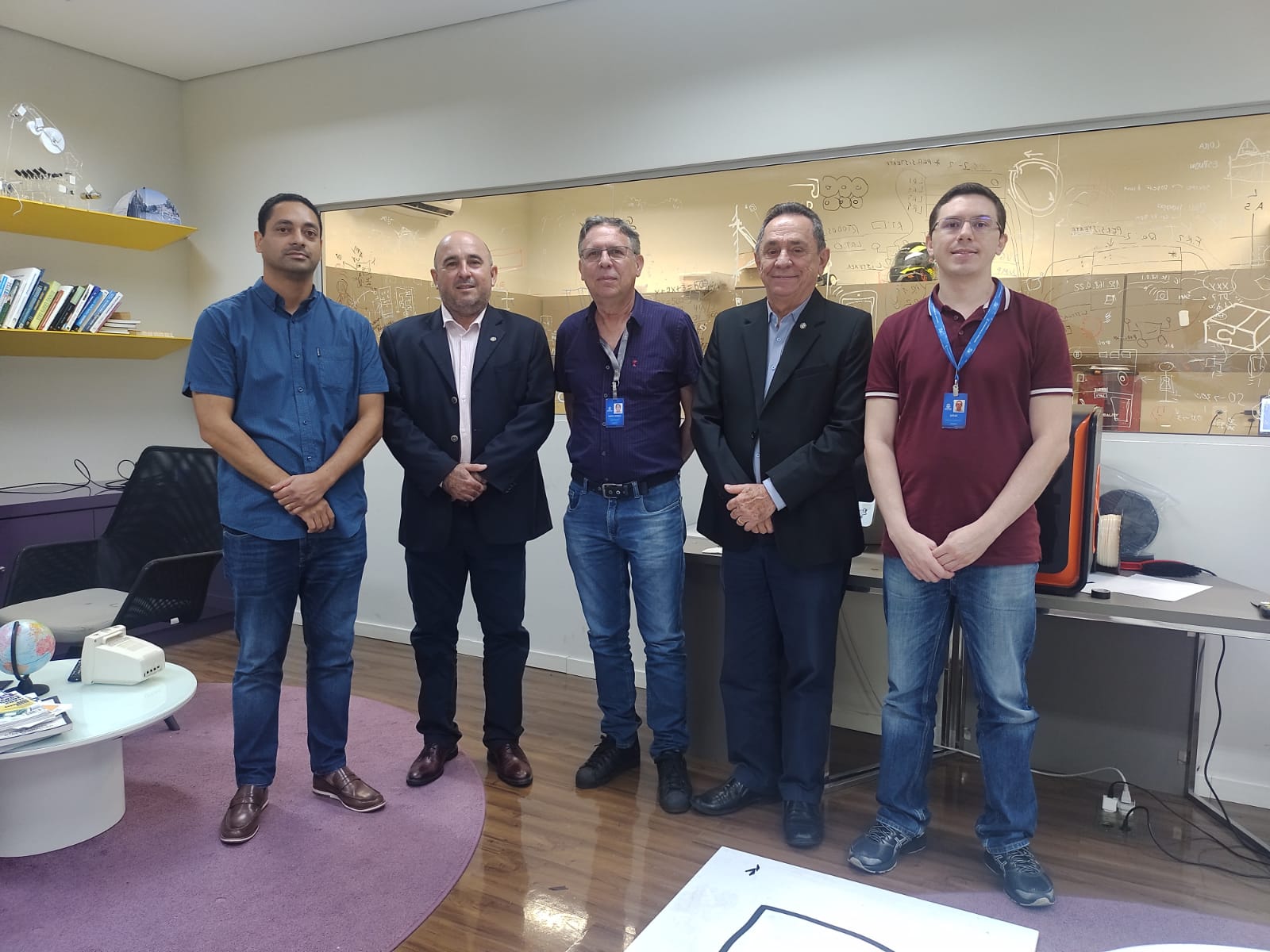 Presidentes do CFA e do CRA-CE realizam visita técnica na Unifor
