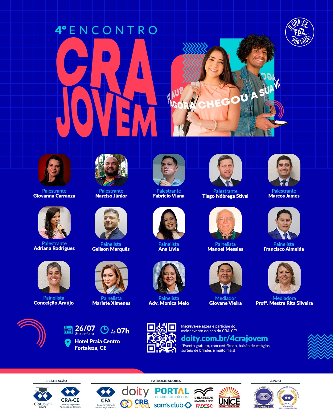 CRA-CE Jovem reúne milhares de estudantes e recém-formados em Fortaleza