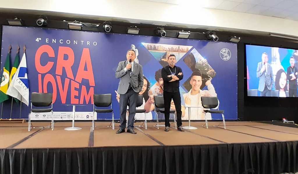 Presidente Rogério Cristino agradece aos participantes do 4º Encontro do CRA Jovem e anuncia novidades